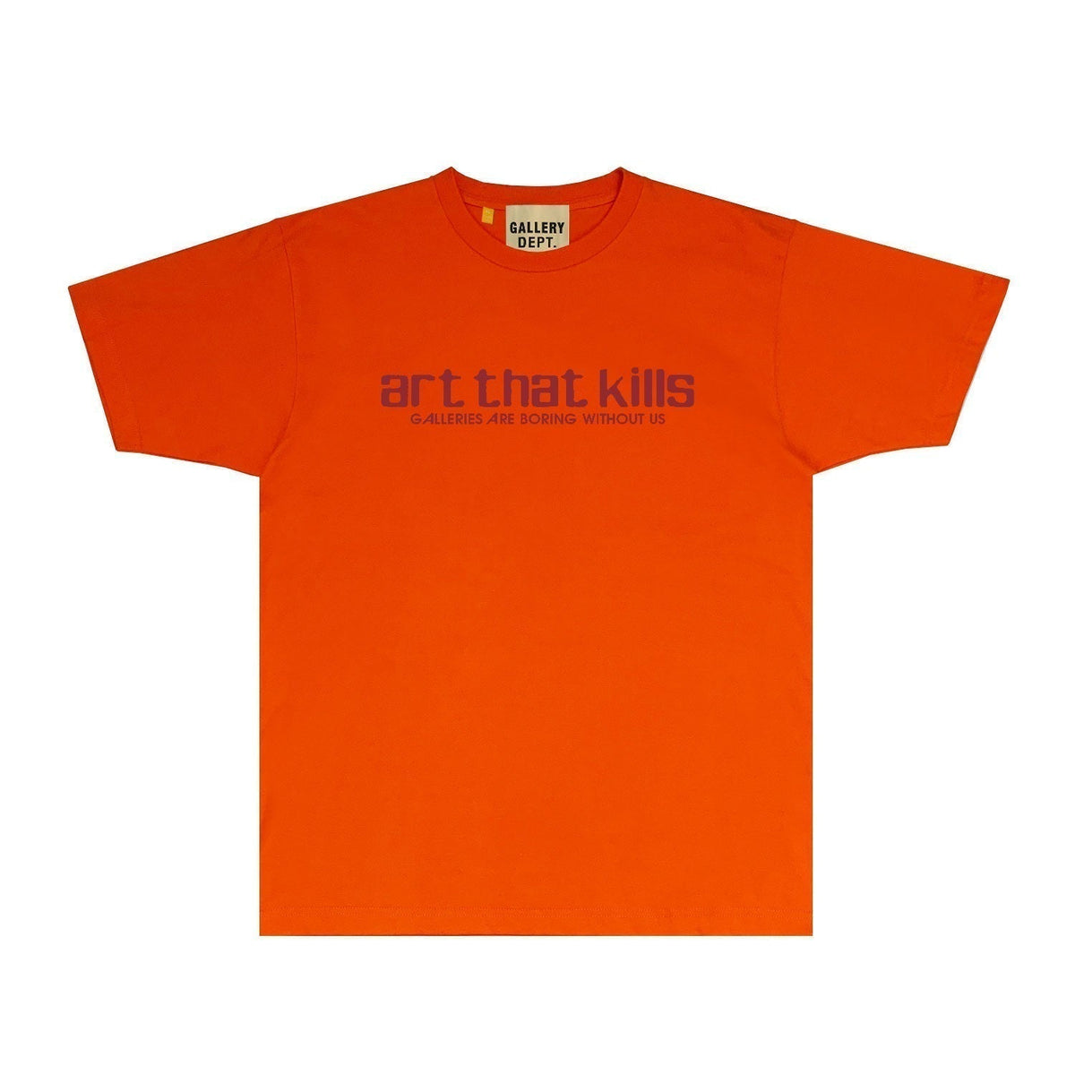 Gallery Dept T Shirt Retro Printed Loose Short-Sleeved Shirt