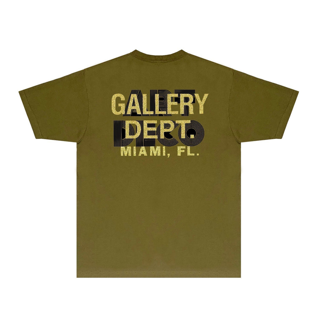 Gallery Dept T Shirt Retro Printed Loose Short-Sleeved Shirt (part2)