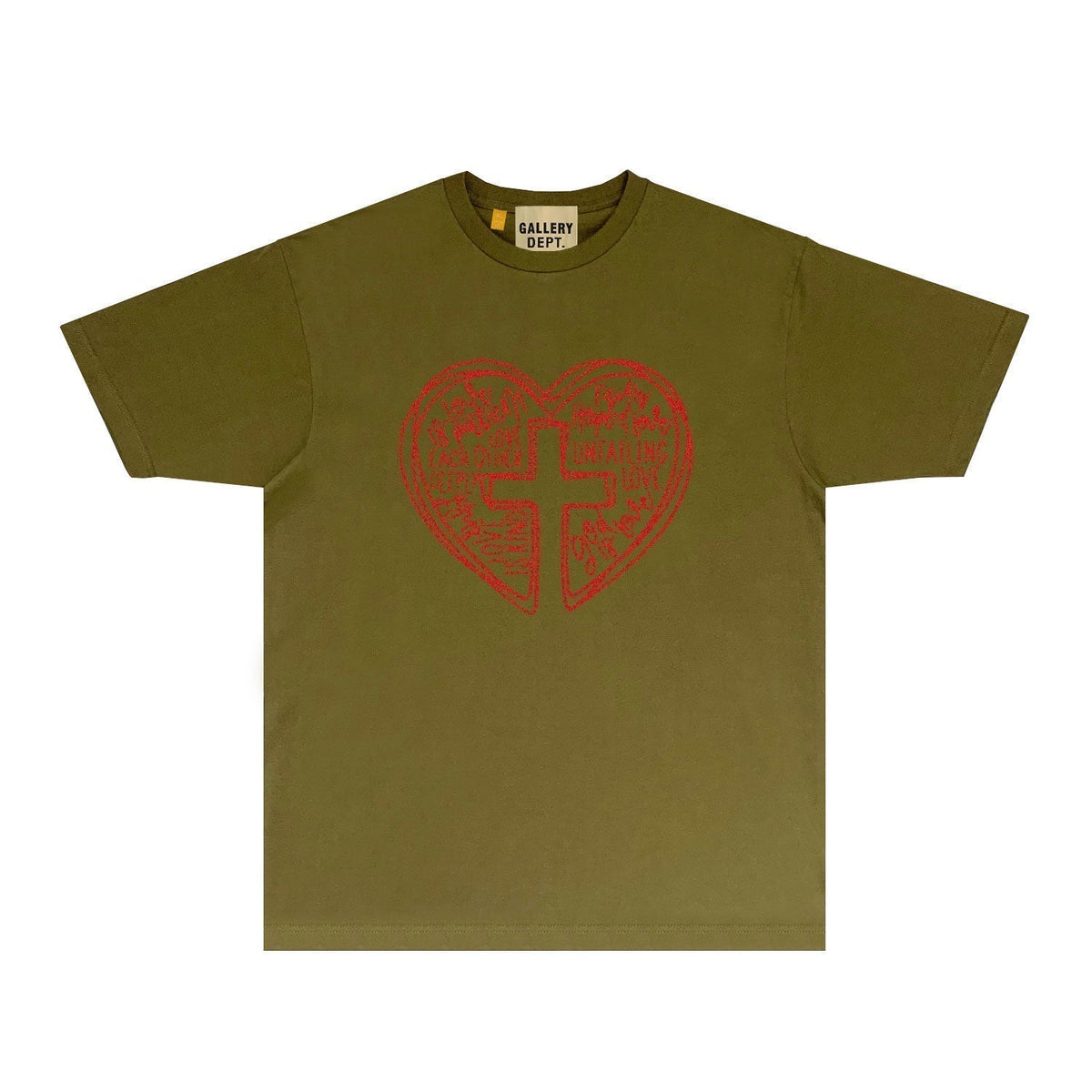 Gallery Dept T Shirt Retro Printed Loose Short-Sleeved Shirt