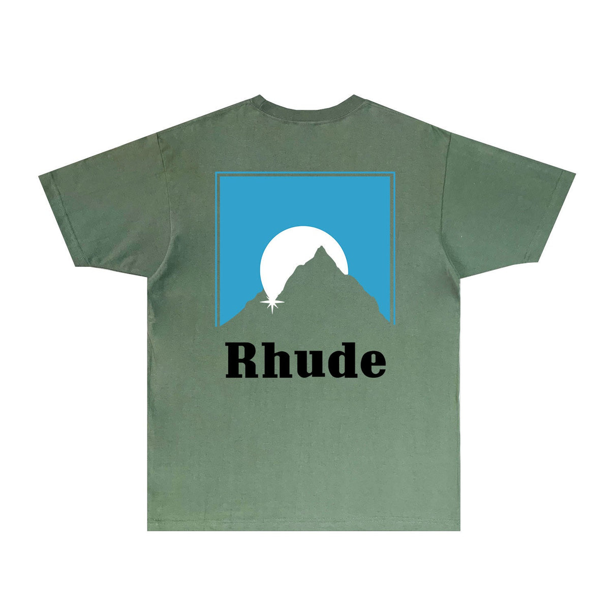 Rhude T-shirts Printed Trendy Pure Cotton