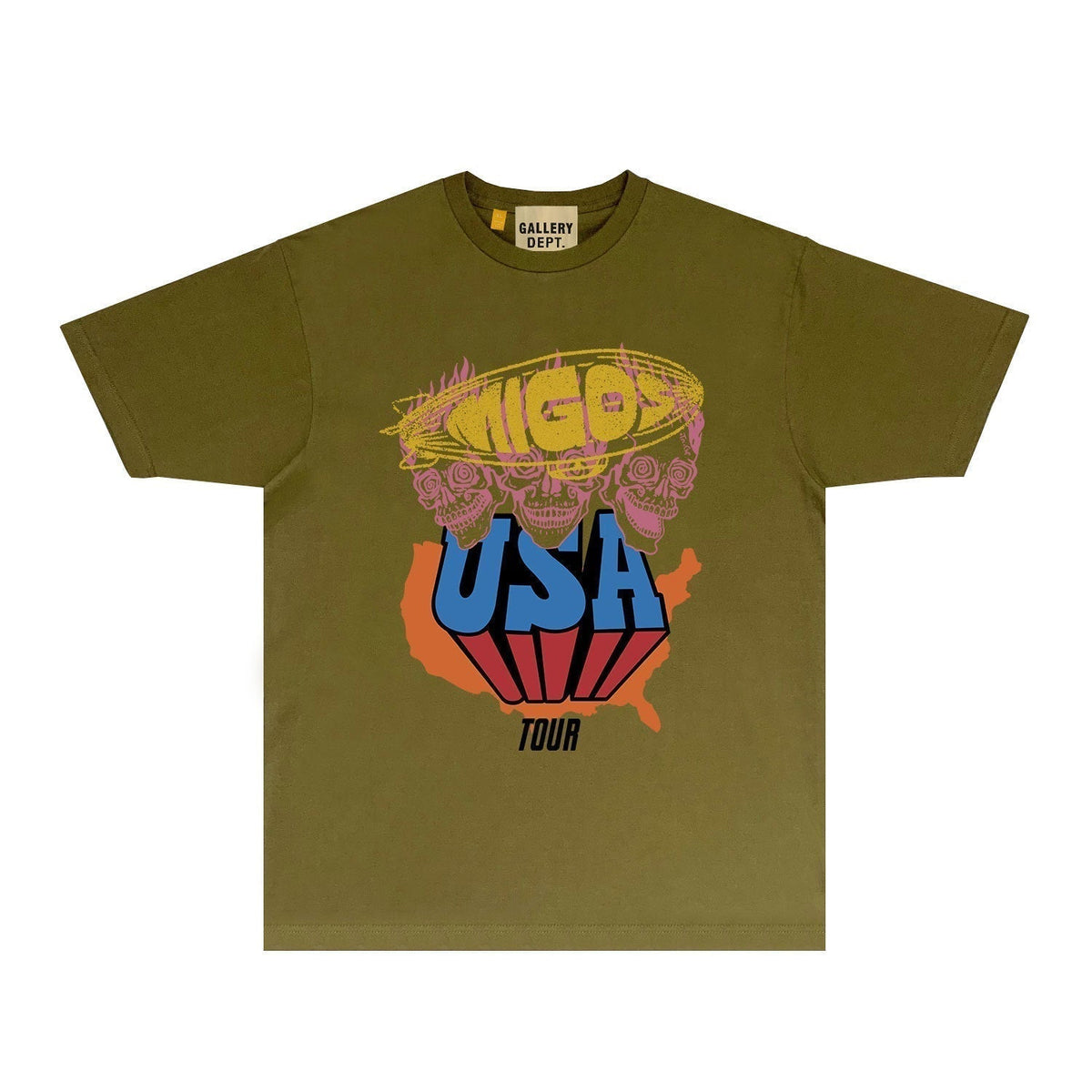 Gallery Dept T Shirts European And American Tee Shirt Short Sleeve T-Shirt Blouse
