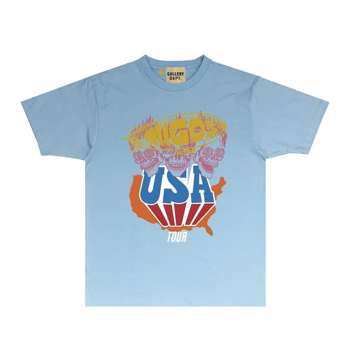 Gallery Dept T Shirts European And American Tee Shirt Short Sleeve T-Shirt Blouse
