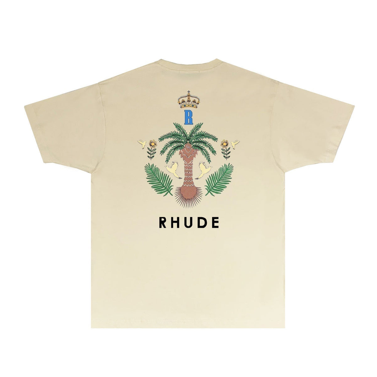 Rhude T-shirts Printed Trendy Pure Cotton