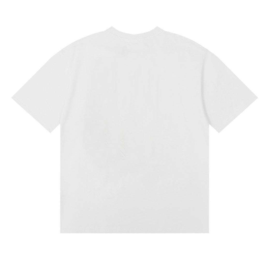 Rhude T-shirts Sailing Nautical Printing Cotton Casual Short Sleeves Men and Women